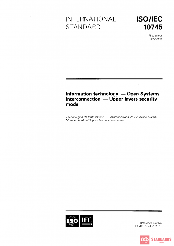ISO/IEC 10745:1995 PDF
