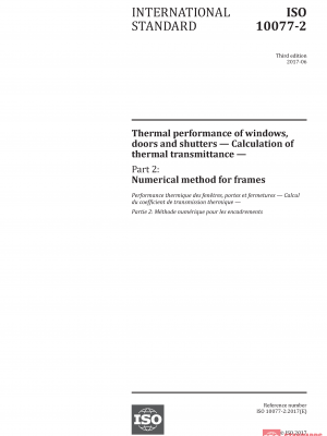 ISO 10077-2:2017 PDF