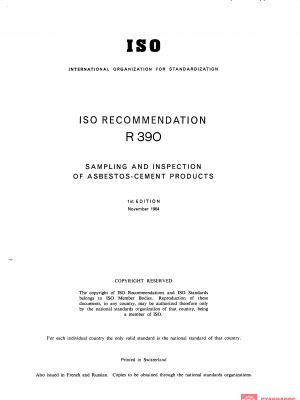 ISO/R 390:1964 PDF