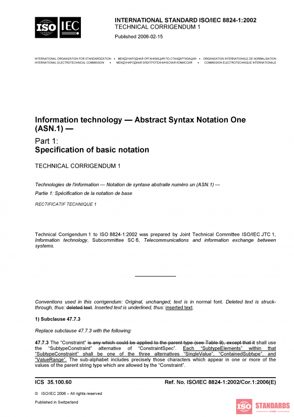 ISO/IEC 8824-1:2002/COR1:2006 PDF