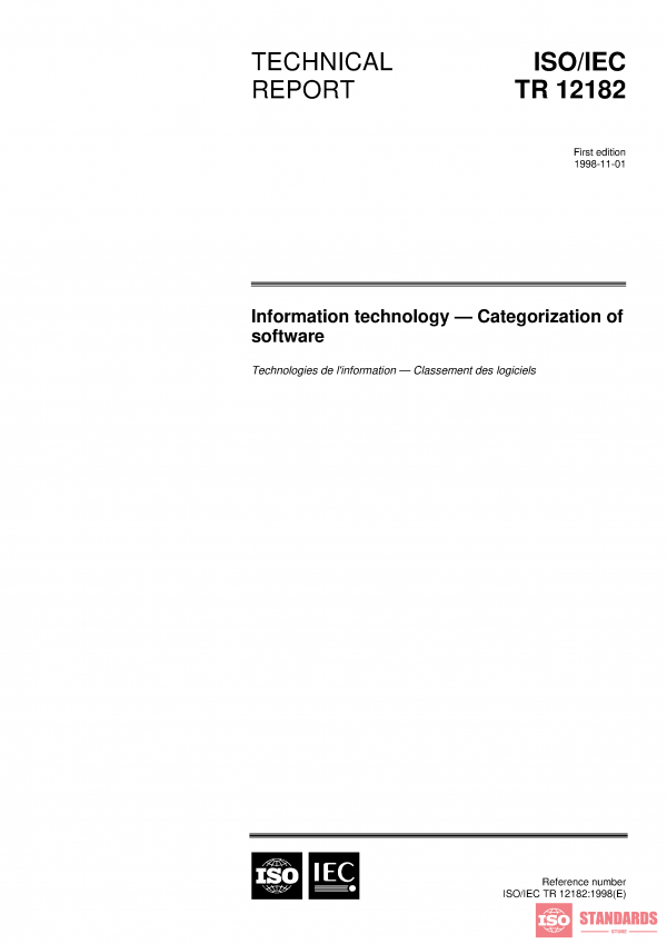 ISO/IEC TR 12182:1998 PDF