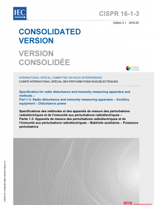 CISPR 16-1-3:2004+AMD1:2016 CSV PDF