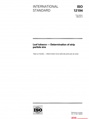 ISO 12194:1995 PDF