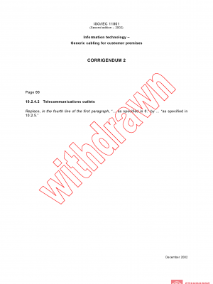 ISO/IEC 11801:2002/COR2:2002 PDF