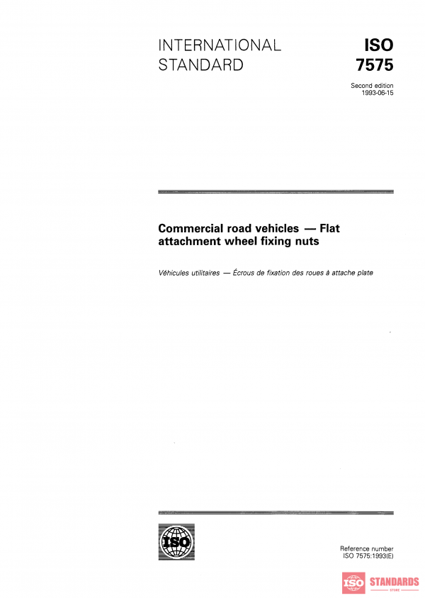ISO 7575:1993 PDF