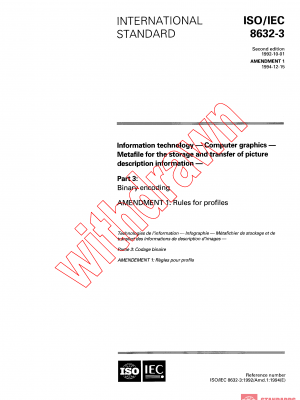 ISO/IEC 8632-3:1992/AMD1:1994 PDF