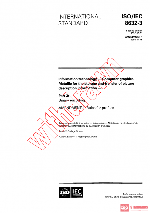 ISO/IEC 8632-3:1992/AMD1:1994 PDF