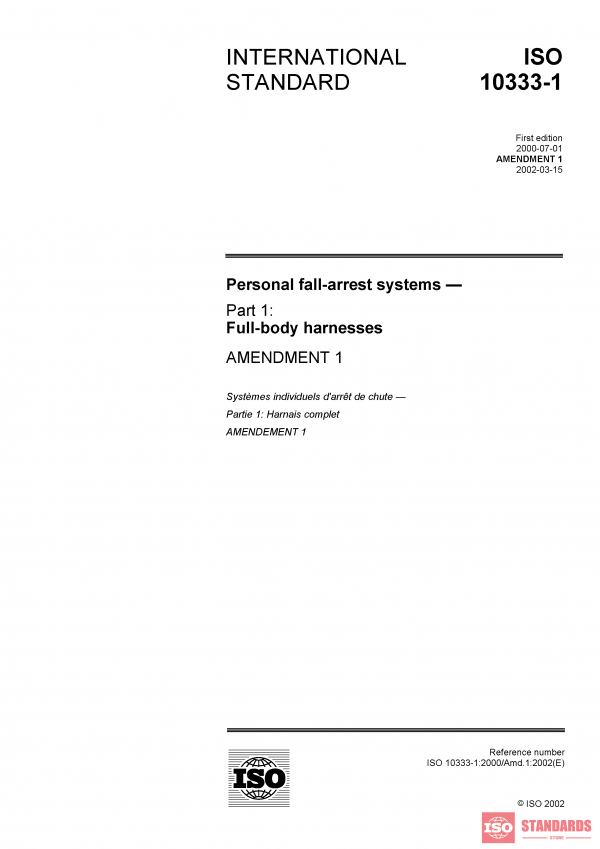 ISO 10333-1:2000/Amd 1:2002 PDF