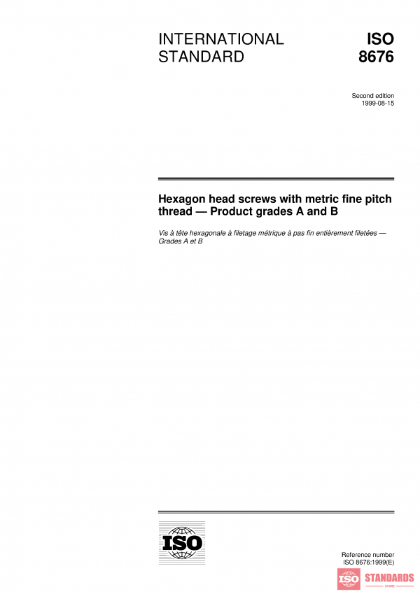 ISO 8676:1999 PDF