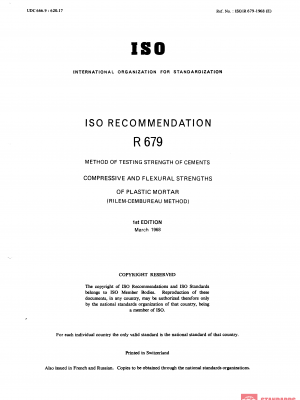 ISO/R 679:1968 PDF