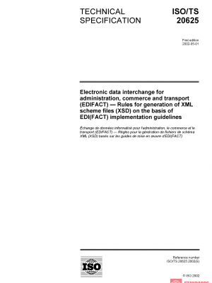 ISO/TS 20625:2002 PDF