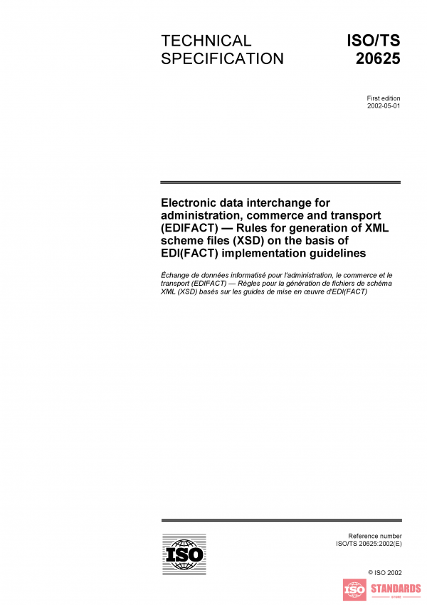 ISO/TS 20625:2002 PDF