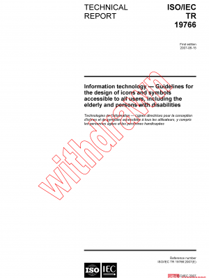 ISO/IEC TR 19766:2007 PDF