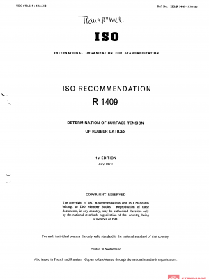 ISO/R 1409:1970 PDF