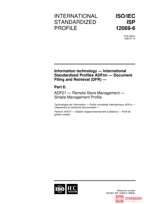 ISO/IEC ISP 12069-6:1998 PDF