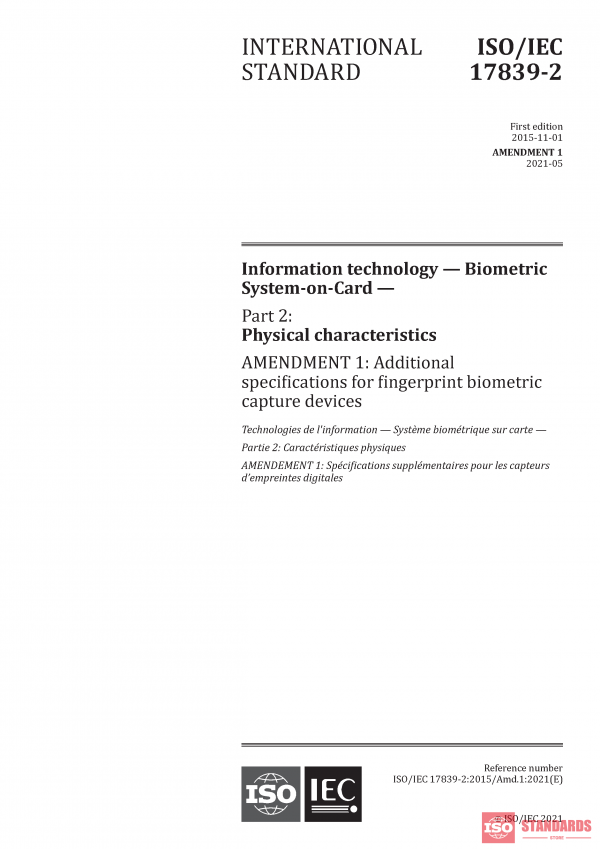 ISO/IEC 17839-2:2015/Amd 1:2021 PDF