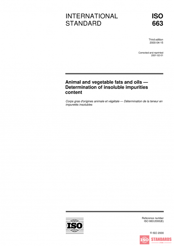 ISO 663:2000 PDF