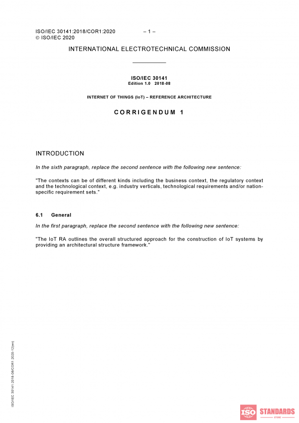 ISO/IEC 30141:2018/Cor 1:2020 PDF