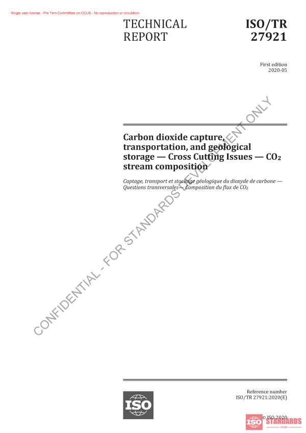 ISO TR 27921 (CCUS):2020 PDF