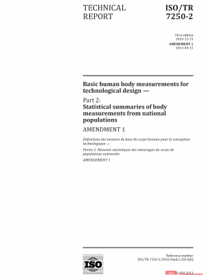 ISO/TR 7250-2:2010/Amd 1:2013 PDF