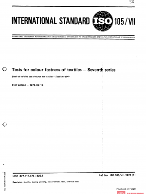 ISO/R 105-7:1975 PDF