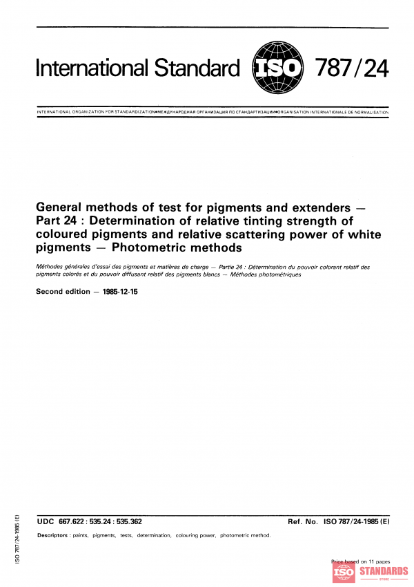 ISO 787-24:1985 PDF