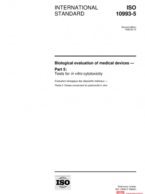 ISO 10993-5:1999 PDF