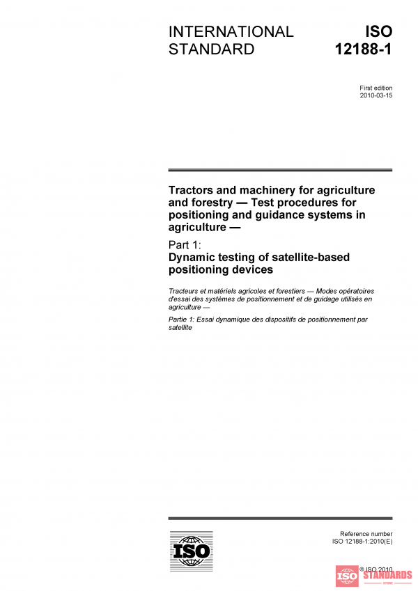 ISO 12188-1:2010 PDF