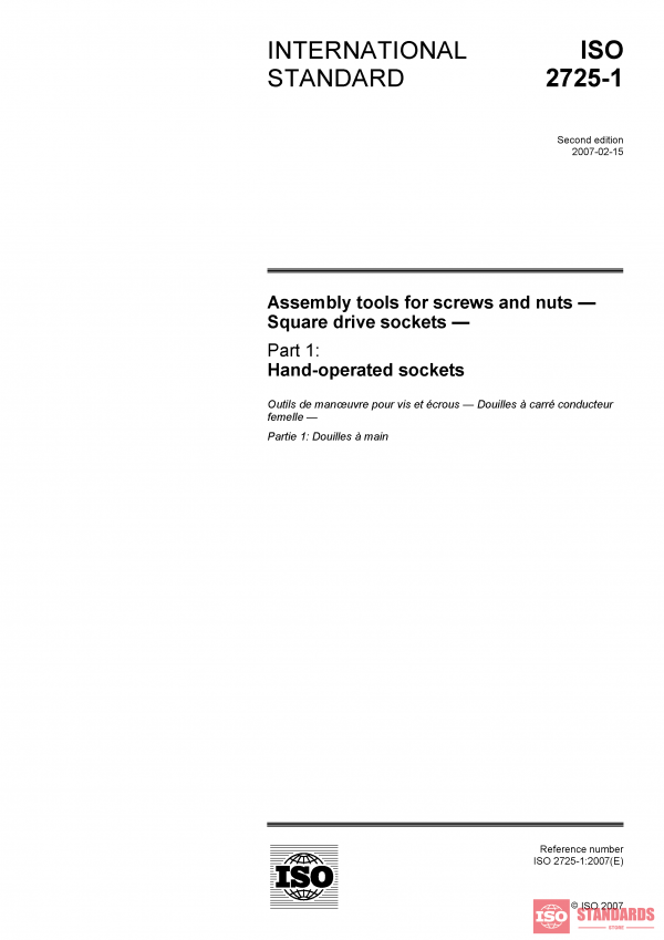 ISO 2725-1:2007 PDF