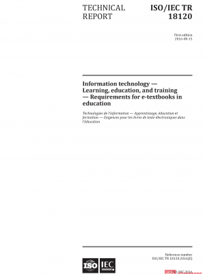 ISO/IEC TR 18120:2016 PDF