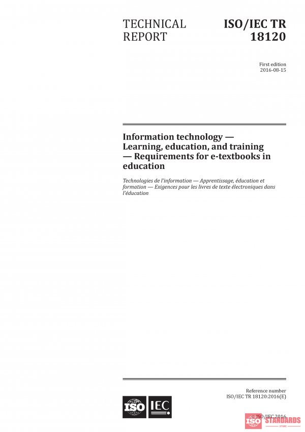 ISO/IEC TR 18120:2016 PDF