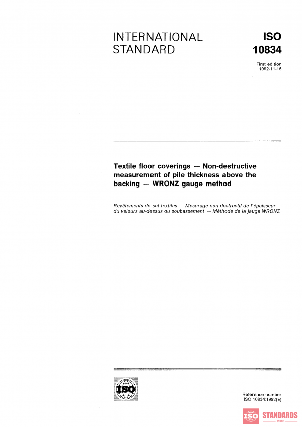 ISO 10834:1992 PDF