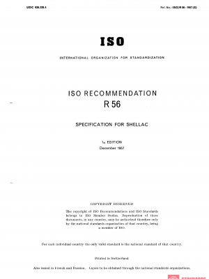 ISO/R 56:1957 PDF