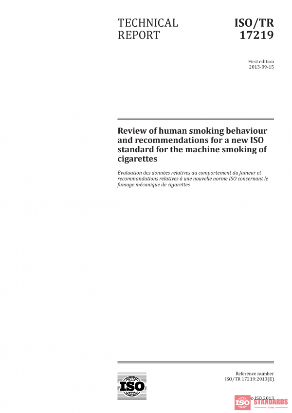 ISO/TR 17219:2013 PDF