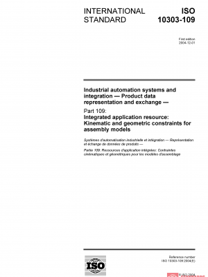 ISO 10303-109:2004 PDF