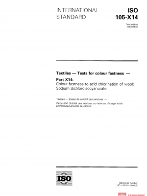 ISO 105-X14:1994 PDF