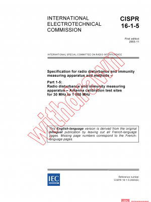 CISPR 16-1-5:2003 PDF