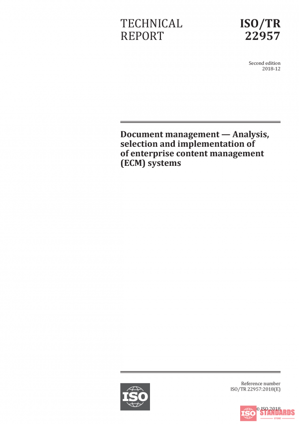 ISO/TR 22957:2018 PDF