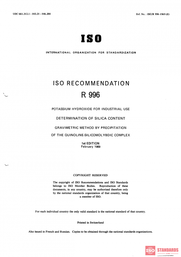 ISO/R 996:1969 PDF