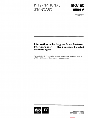 ISO/IEC 9594-6:1995 PDF