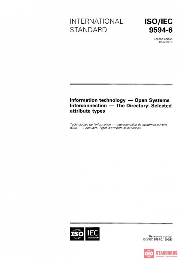 ISO/IEC 9594-6:1995 PDF