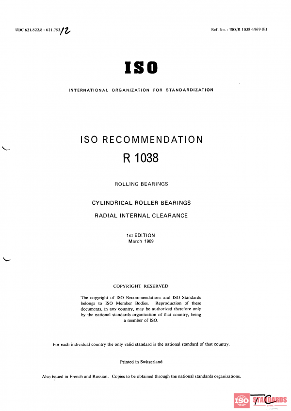 ISO/R 1038:1969 PDF