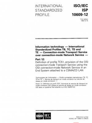 ISO/IEC ISP 10609-12:1994 PDF