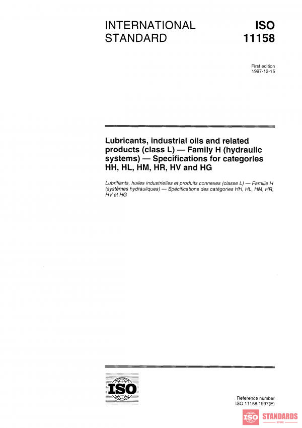 ISO 11158:1997 PDF