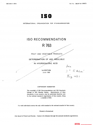 ISO/R 763:1968 PDF