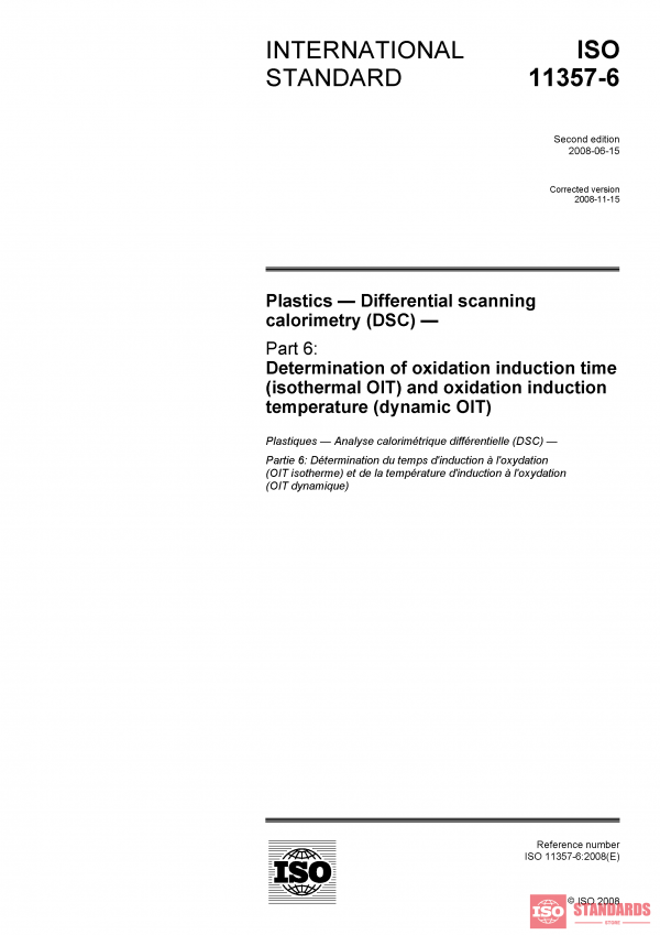 ISO 11357-6:2008 PDF