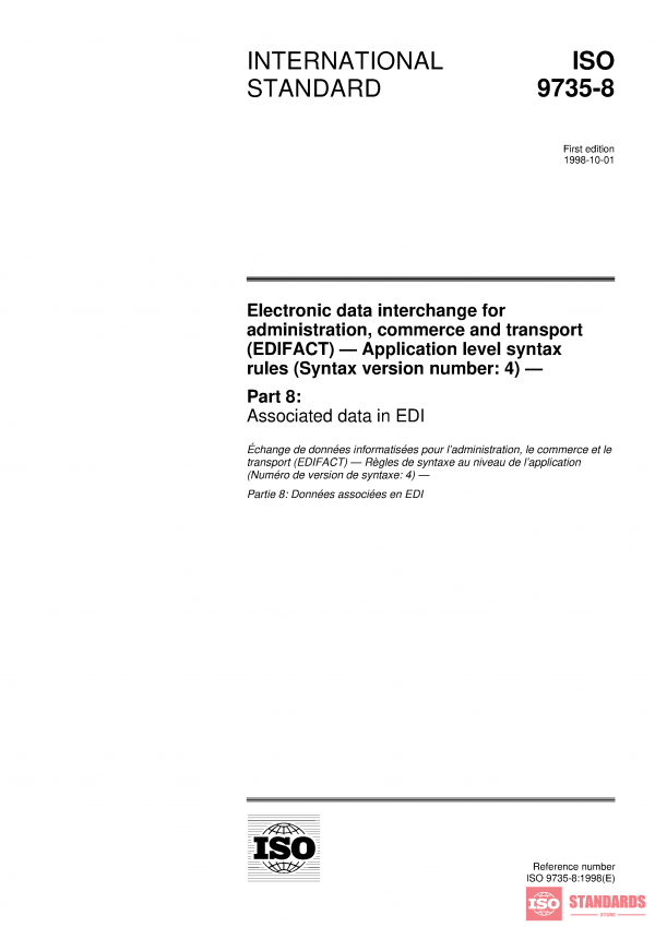 ISO 9735-8:1998 PDF