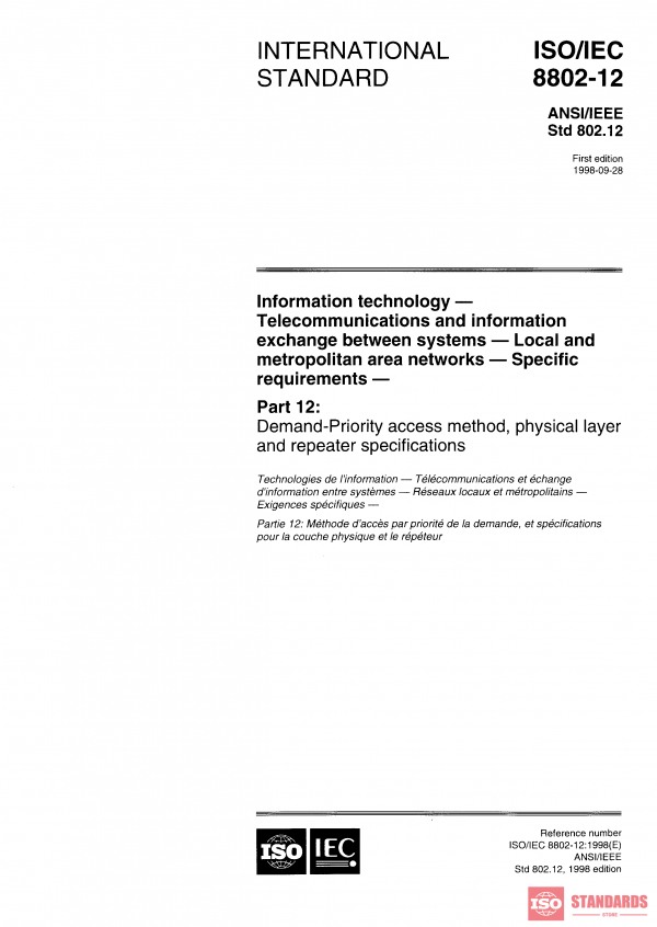 ISO/IEC 8802-12:1998 PDF