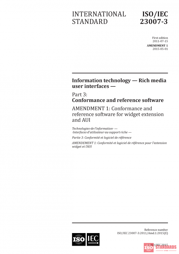 ISO/IEC 23007-3:2011/Amd 1:2015 PDF