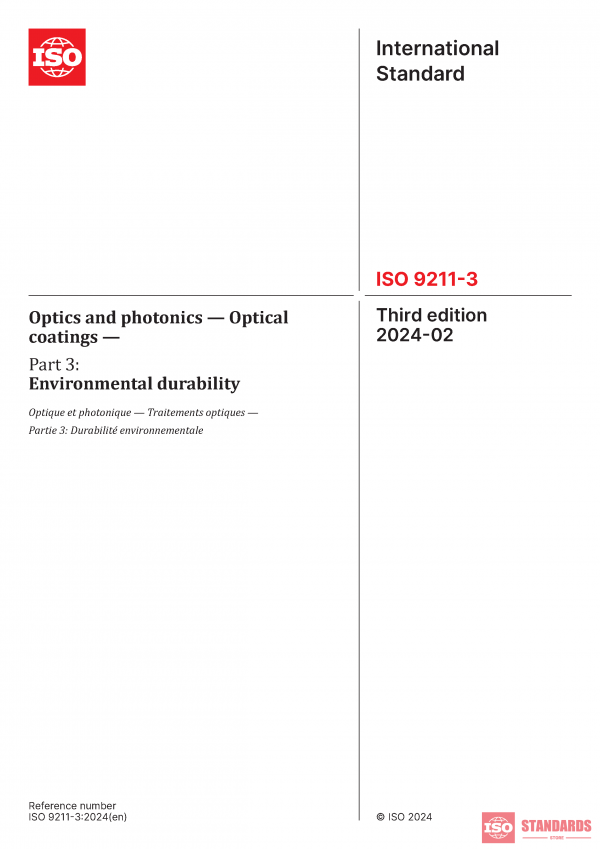 ISO 9211-3:2024 PDF